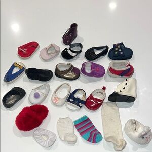 American Girl Doll Shoe and Sock Set - Multicolor